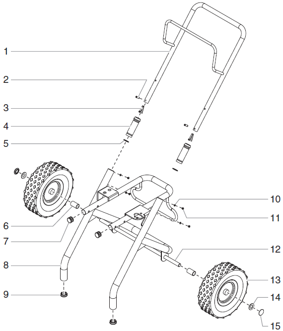 1140i High Rider Cart Parts(P/N 800-600)